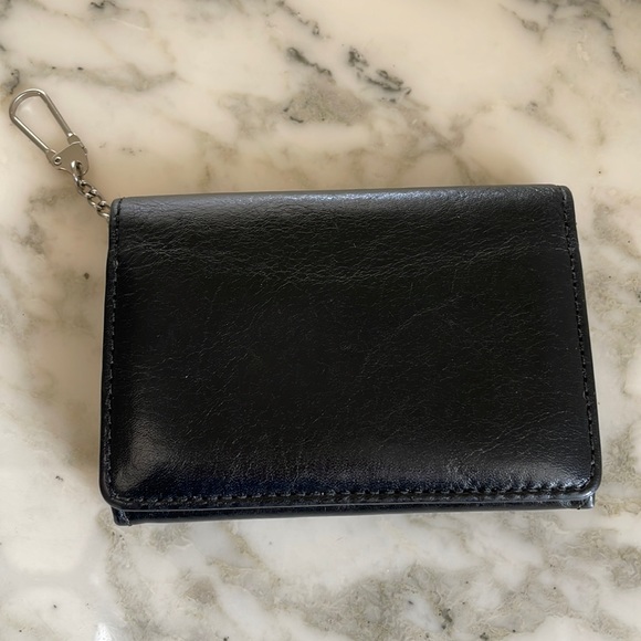 HOBO Leather Card Holder Wallet. Size: 3" x 4.25" - Picture 3 of 6